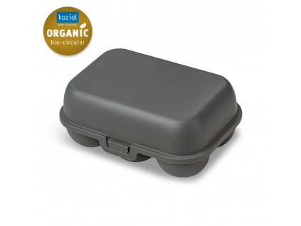 Box na 6 ks vajec EGGS TO GO MINI Koziol přírodní popelavě šedá