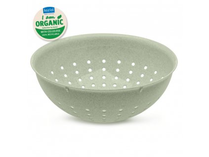 Cedník PALSBY M Koziol 21 cm organická zelená
