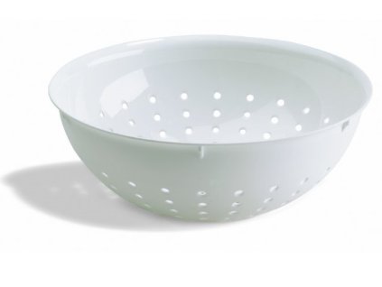 Cedník PALSBY M Koziol 21 cm bílá bavlna