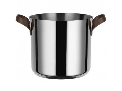 Vysoký hrnec EDO Alessi 24 cm stříbrný