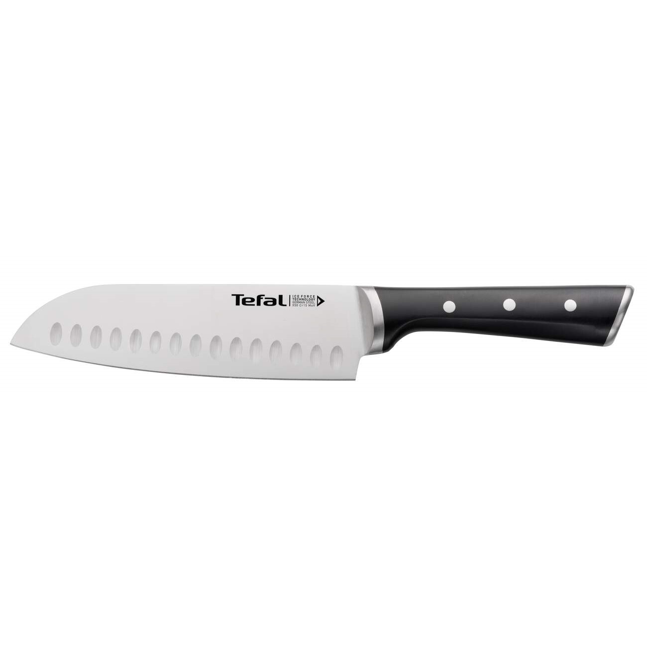 Nerezový nůž Santoku ICE FORCE K2320614 Tefal 18 cm