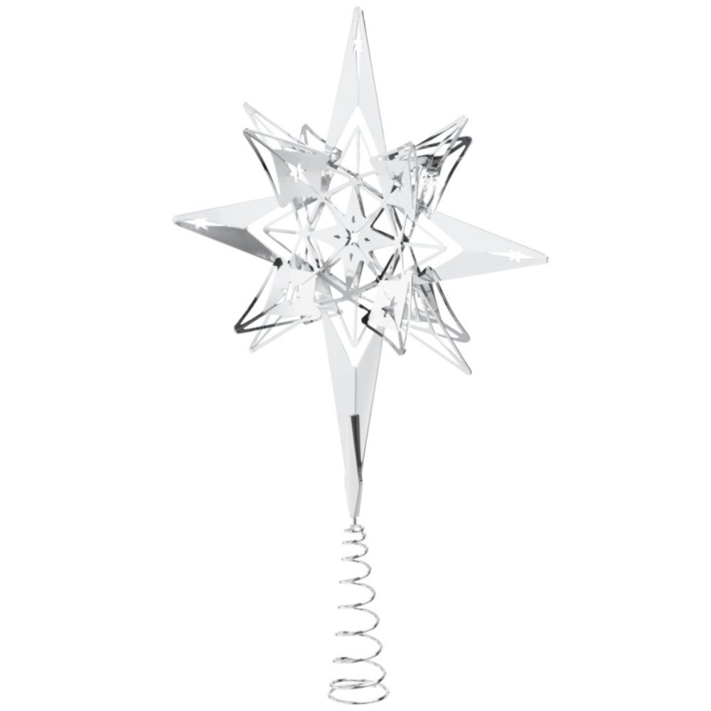 Vánoční ozdoba na stromeček TOP STAR Rosendahl 32 cm stříbrná