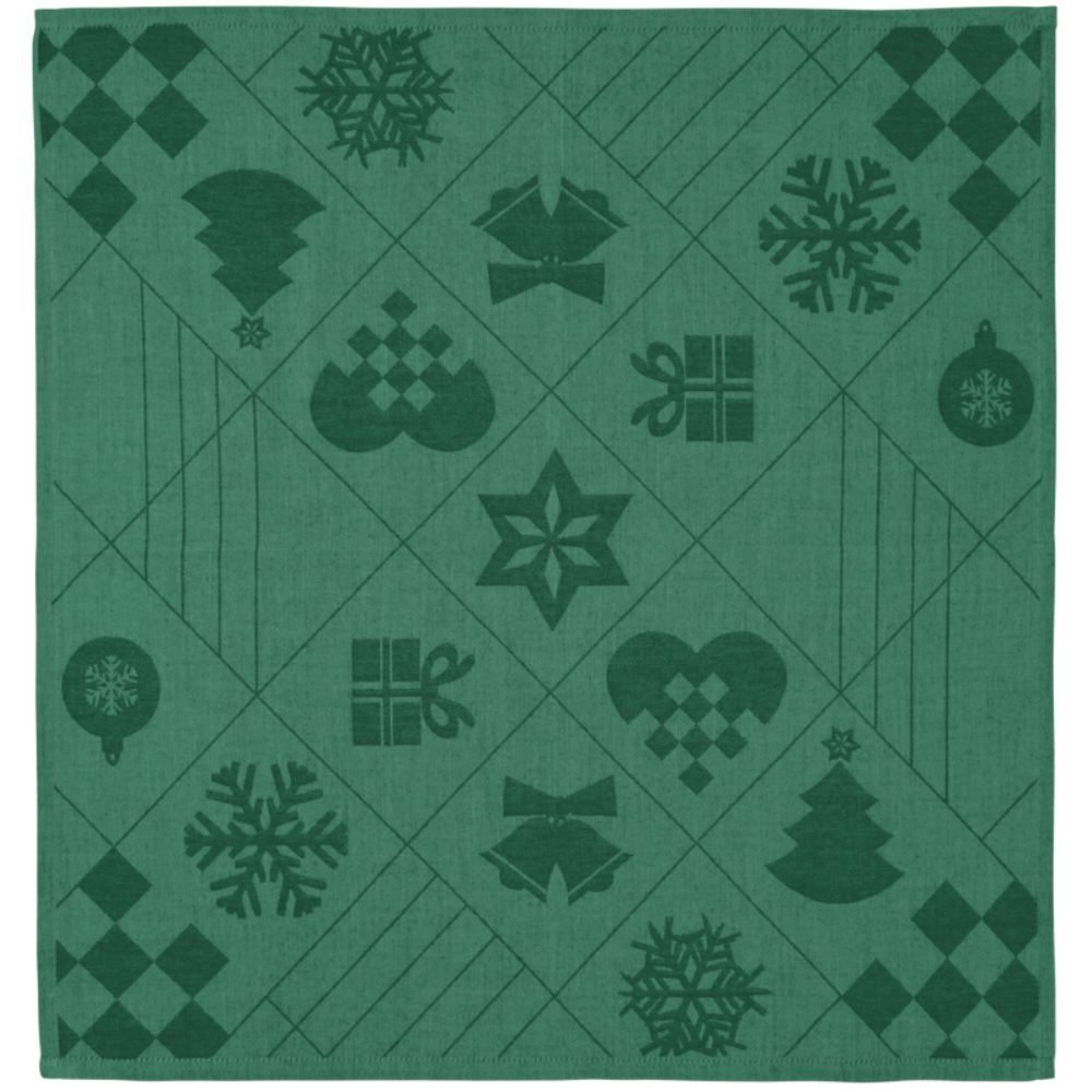 Vánoční ubousky NATALE Rosendahl 45 x 45 cm, 4 ks zelené