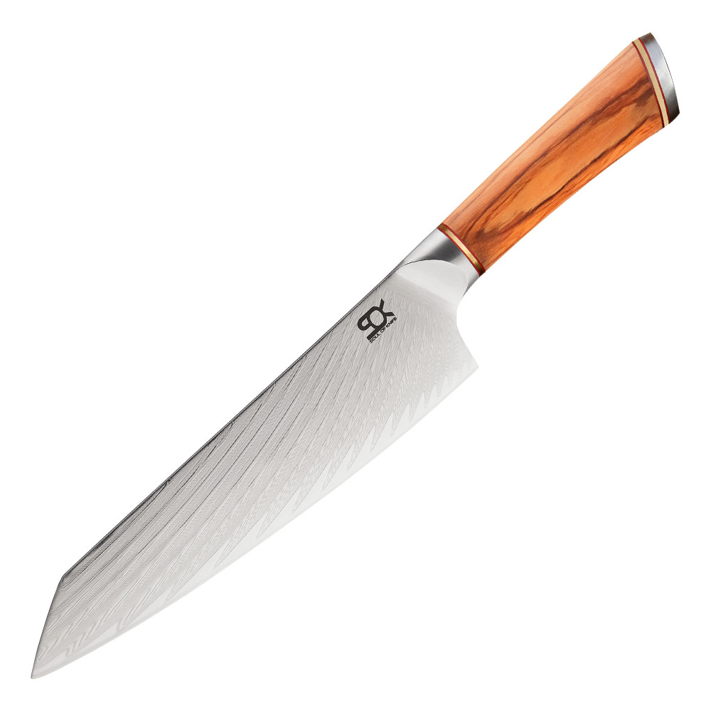 Nůž šéfkuchaře SOK OLIVE SUNSHINE DAMASCUS Dellinger 19,5 cm