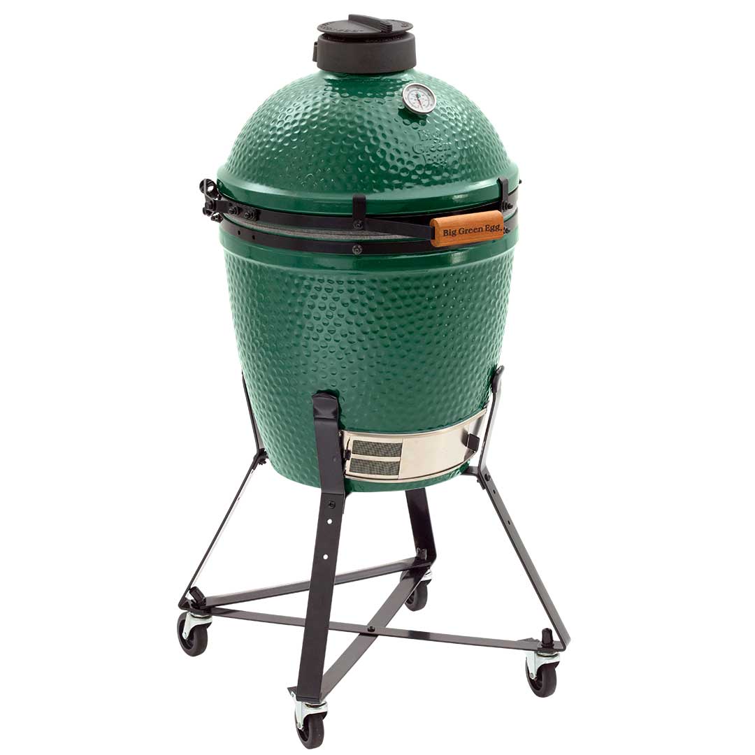 Keramický gril M Big Green Egg + Pojízdný stojan Nest®