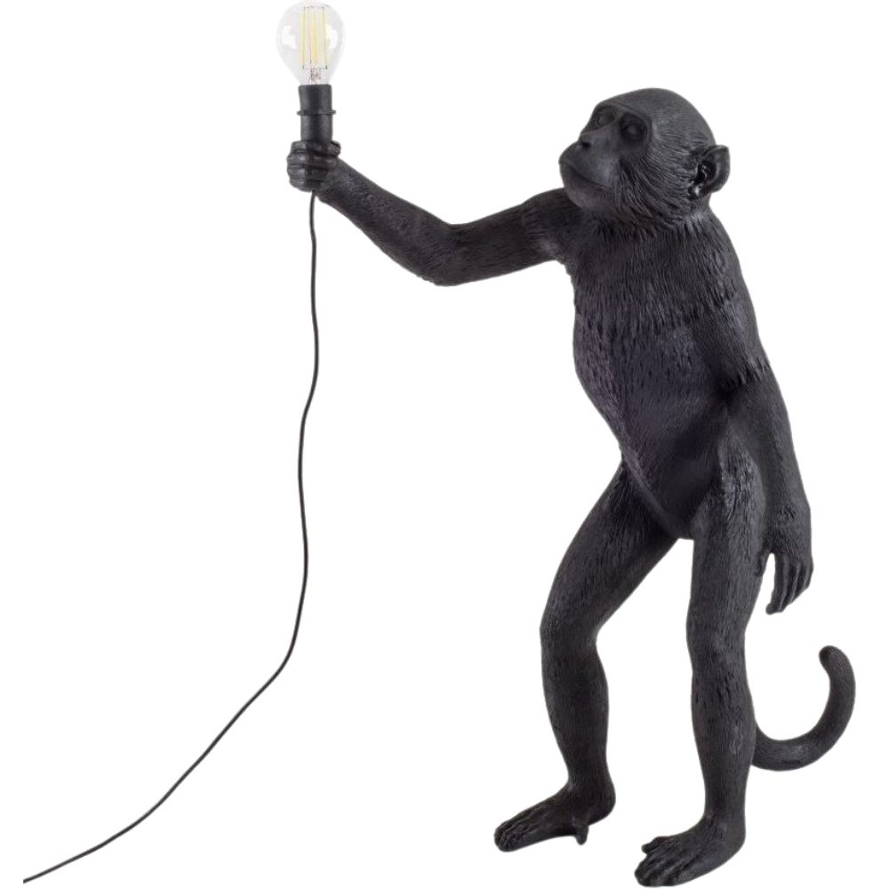 Stolní lampa MONKEY STANDING Seletti 54 cm černá