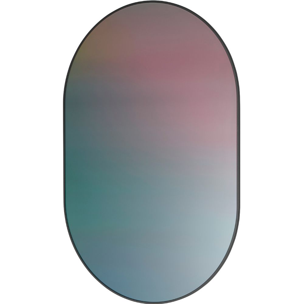 Zrcadlo ROUND 84 cm, růžová/modrá, Fritz Hansen