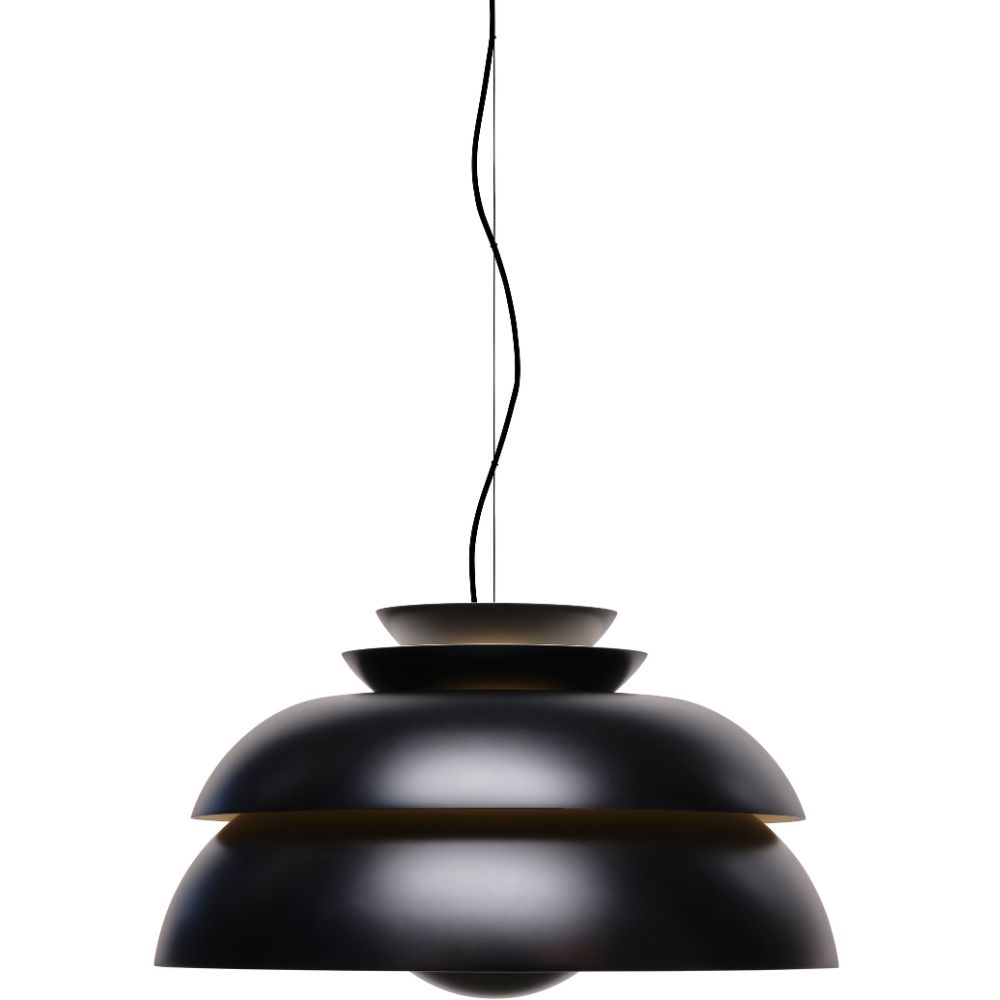 Závěsná lampa CONCERT 55 cm, černá, Fritz Hansen