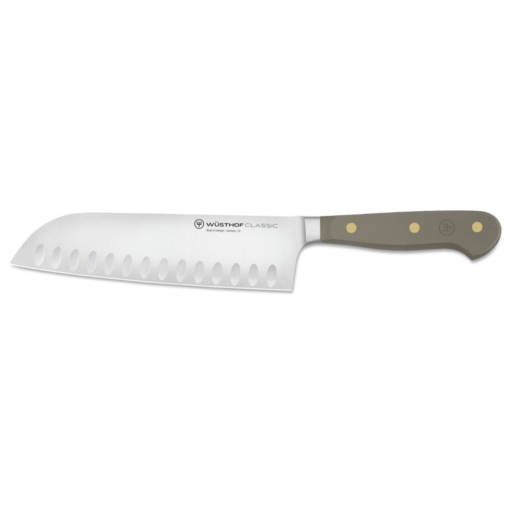 Santoku nůž CLASSIC COLOUR 17 cm, sametově ústřicová, Wüsthof