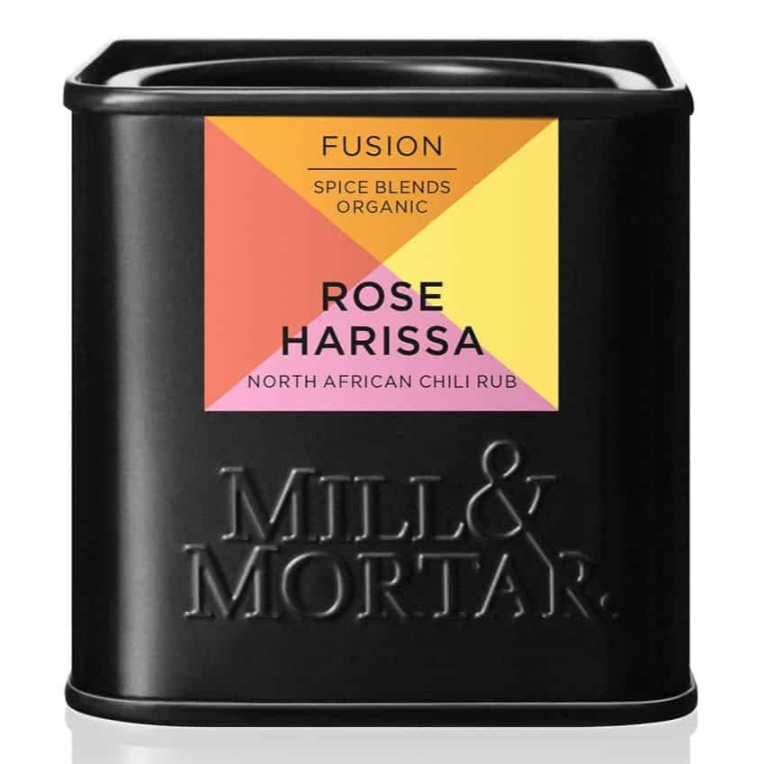 Bio směs koření ROSE HARISSA 50 g, Mill & Mortar
