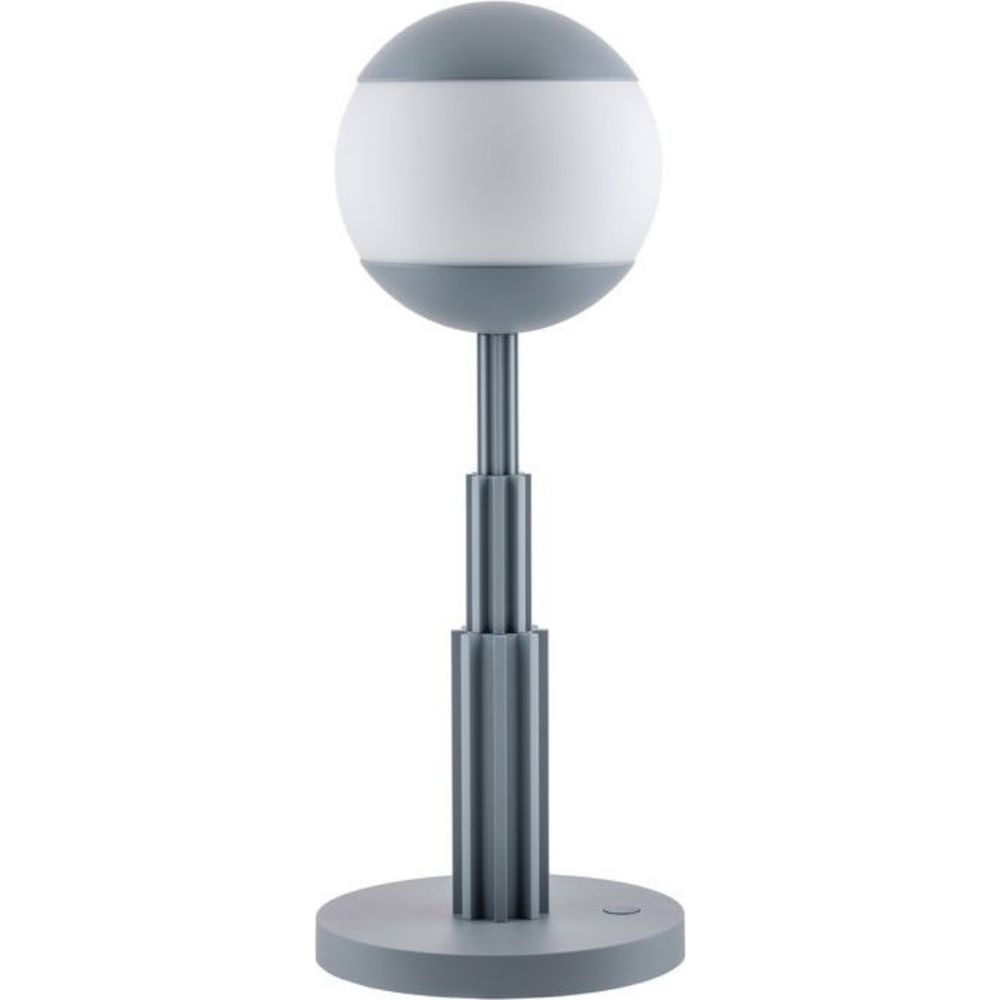 Stolní LED lampa AR04 47 cm, šedá, Alessi