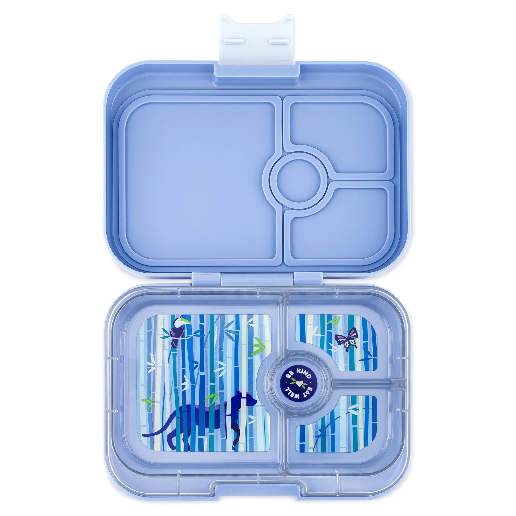 Bento box PANINO 4 mlhavě modrá / panter, 750 ml, Yumbox