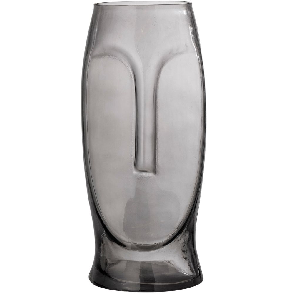 Váza DITTA 30 cm, šedá, sklo, Bloomingville