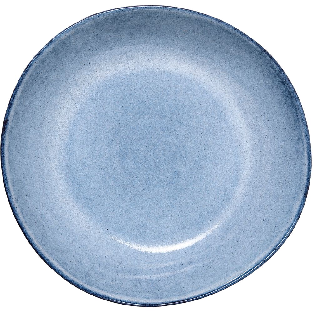 Hluboký talíř SANDRINE 22 cm, modrá, kamenina, Bloomingville