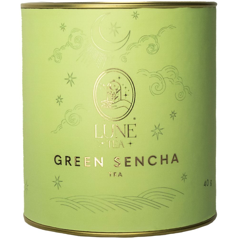 Zelený čaj SENCHA, 40 g plechovka, Lune Tea