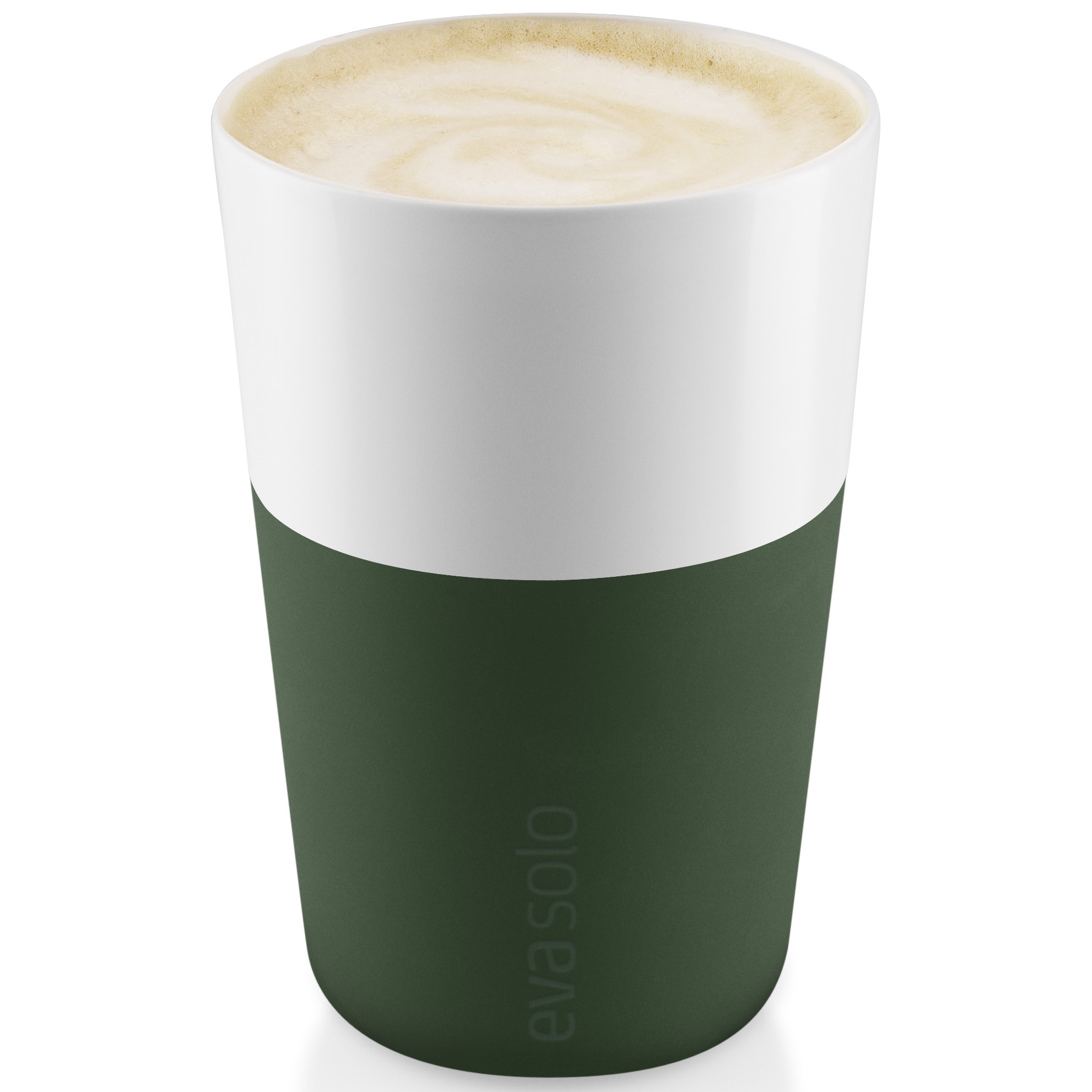 Hrnek na café latte, sada 2 ks, 360 ml, emeraldově zelená, Eva Solo