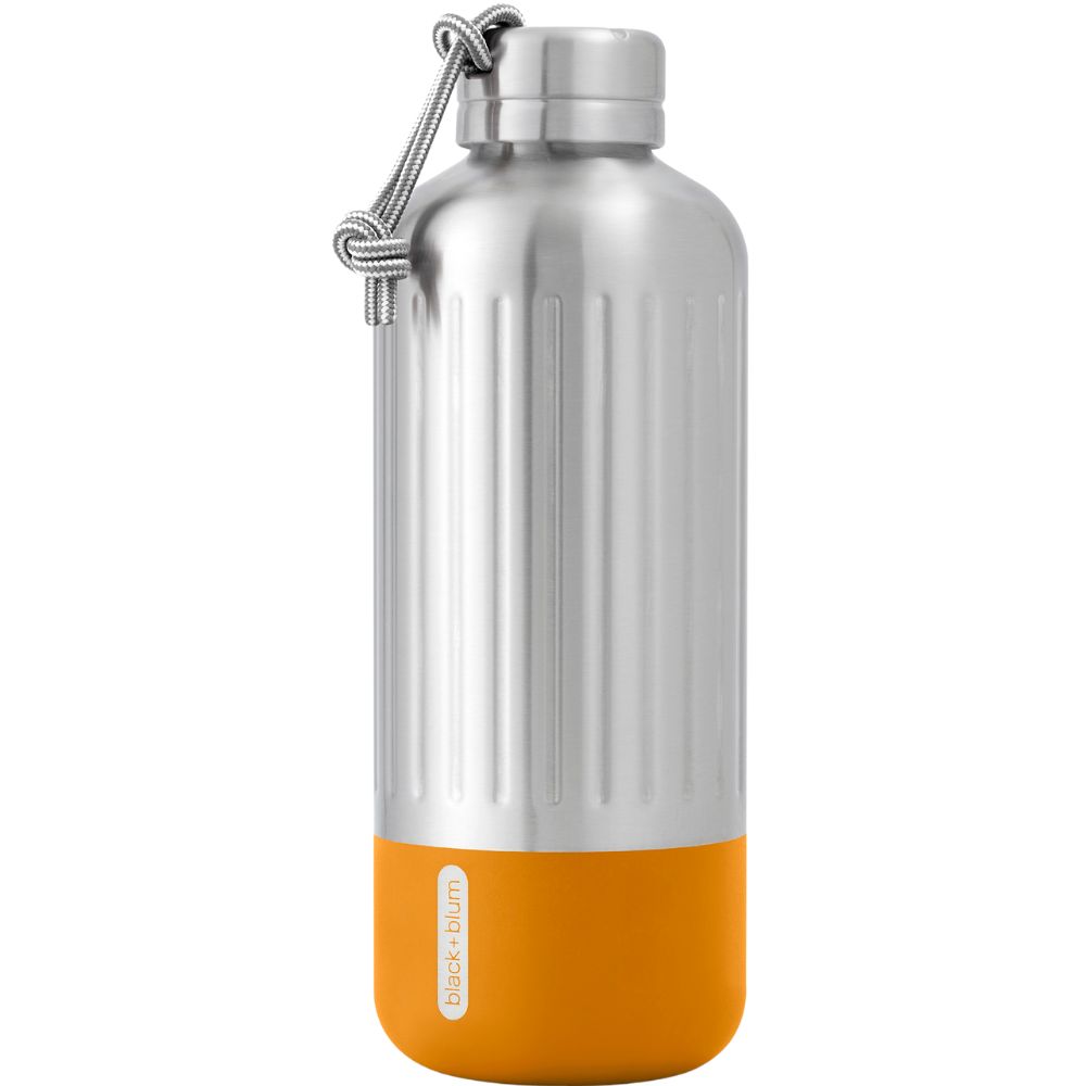 Láhev na vodu EXPLORER 850 ml, oranžová, nerezová ocel, Black+Blum