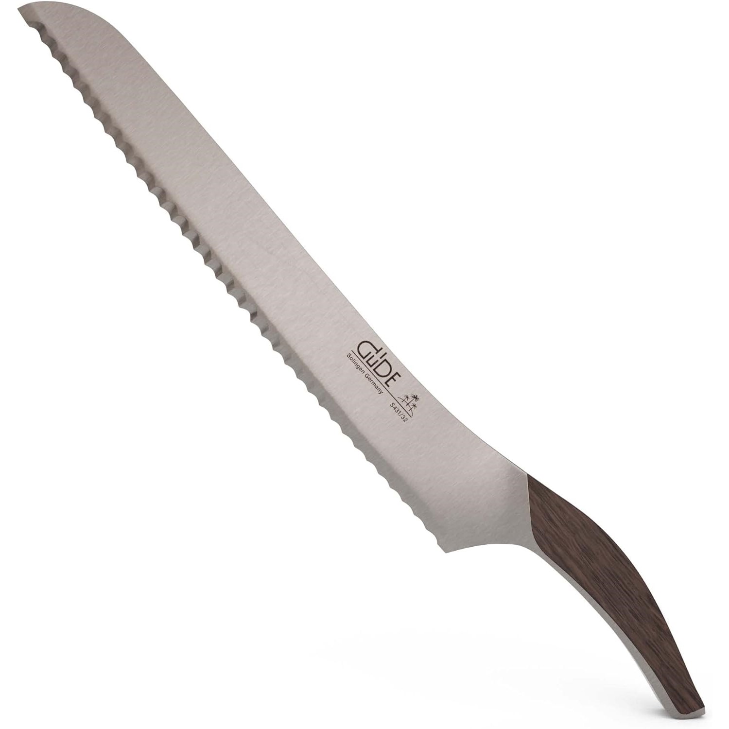Nůž na chleba SYNCHROS 32 cm, hnědá, Güde