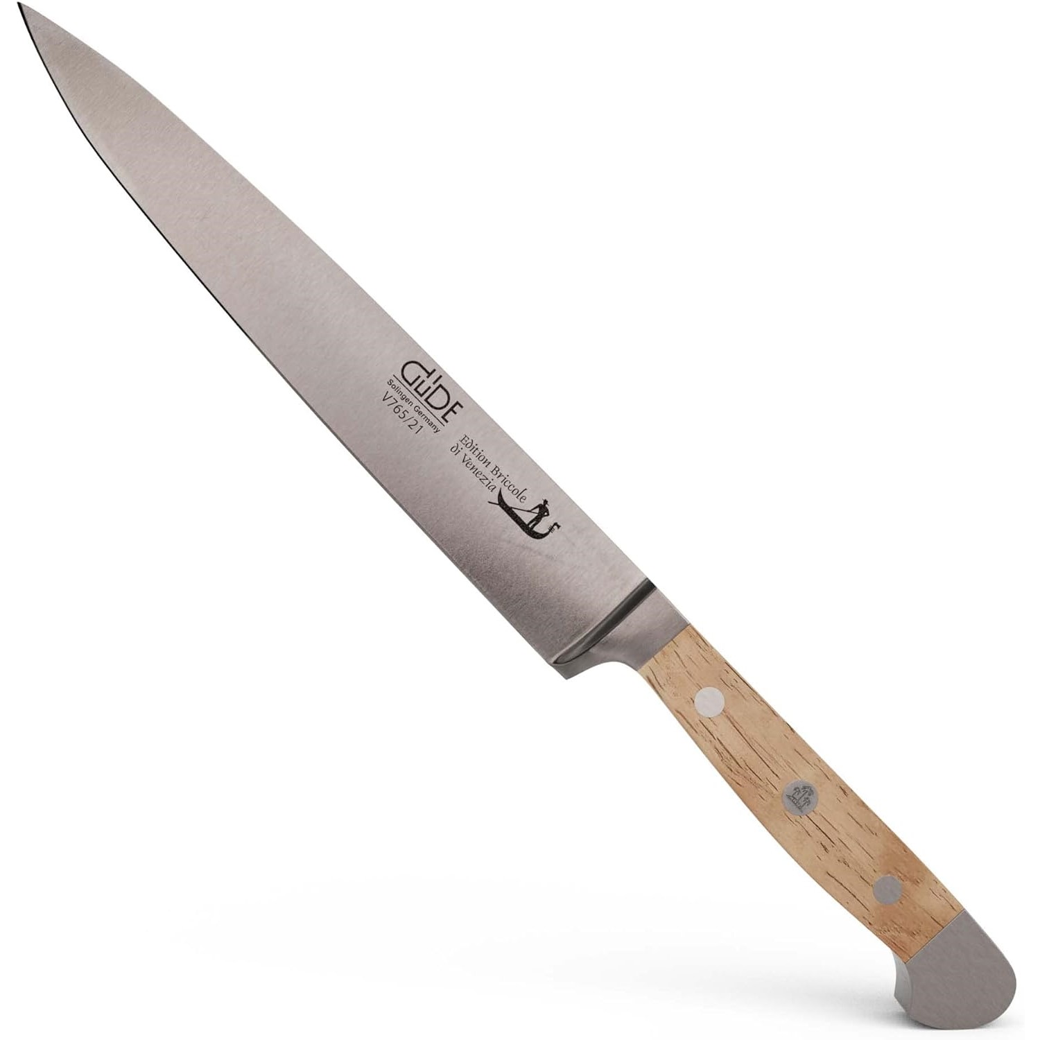 Nůž na šunku ALPHA BRICOLE DI VENEZIA 21 cm, hnědá, Güde