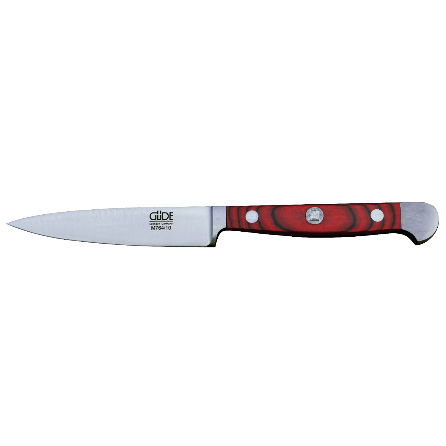 Špikovací nůž ALPHA MIKARTA 10 cm, červená, Güde