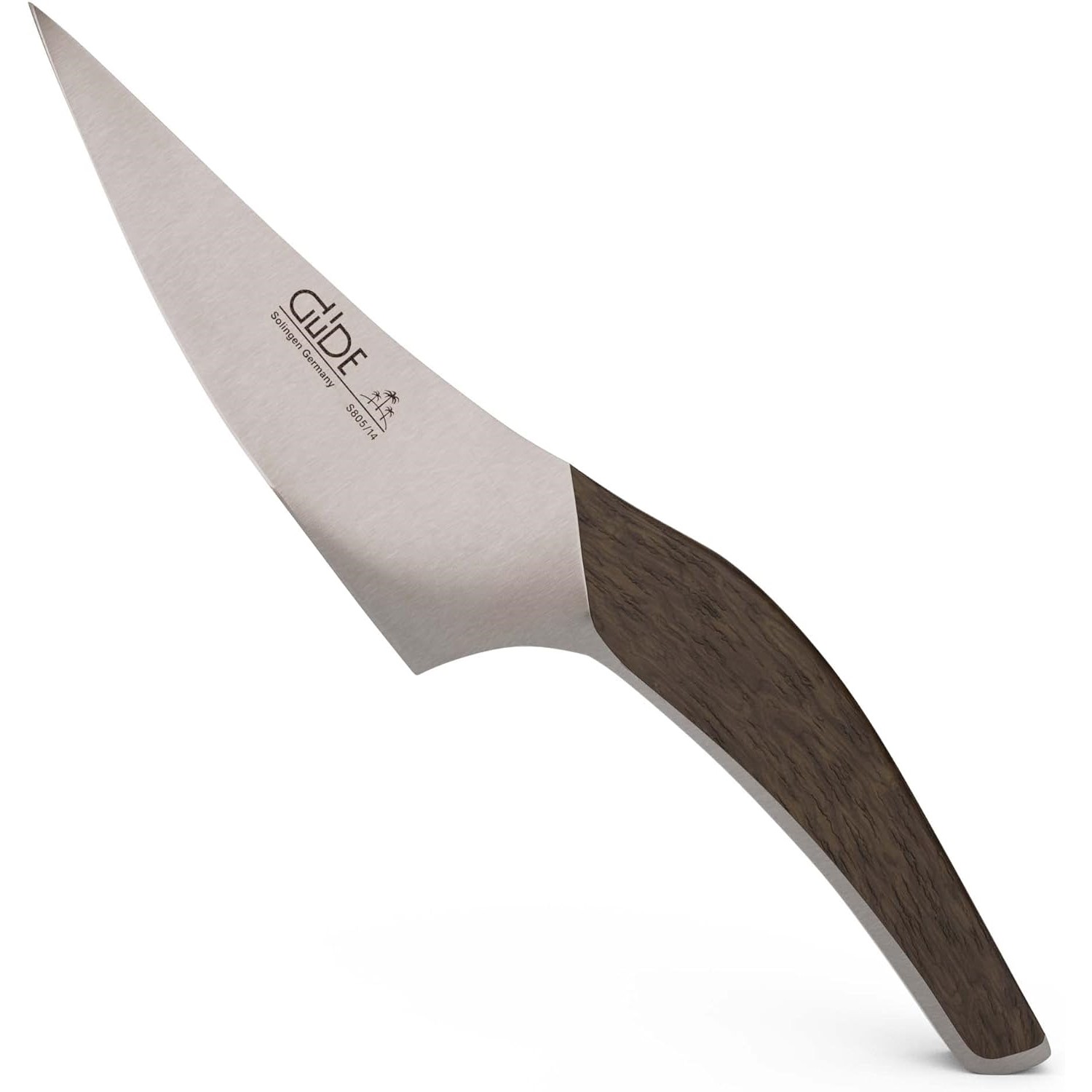 Nůž na zeleninu SYNCHROS 14 cm, hnědá, Güde