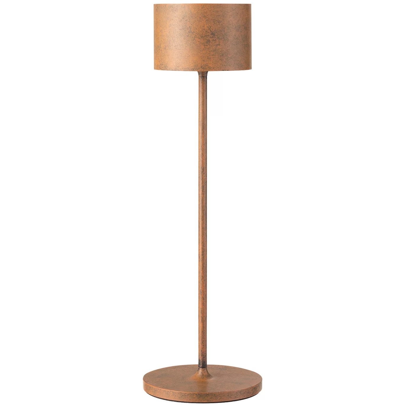 Přenosná stolní lampa FAROL 35,5 cm, LED, rezavá, hliník, Blomus