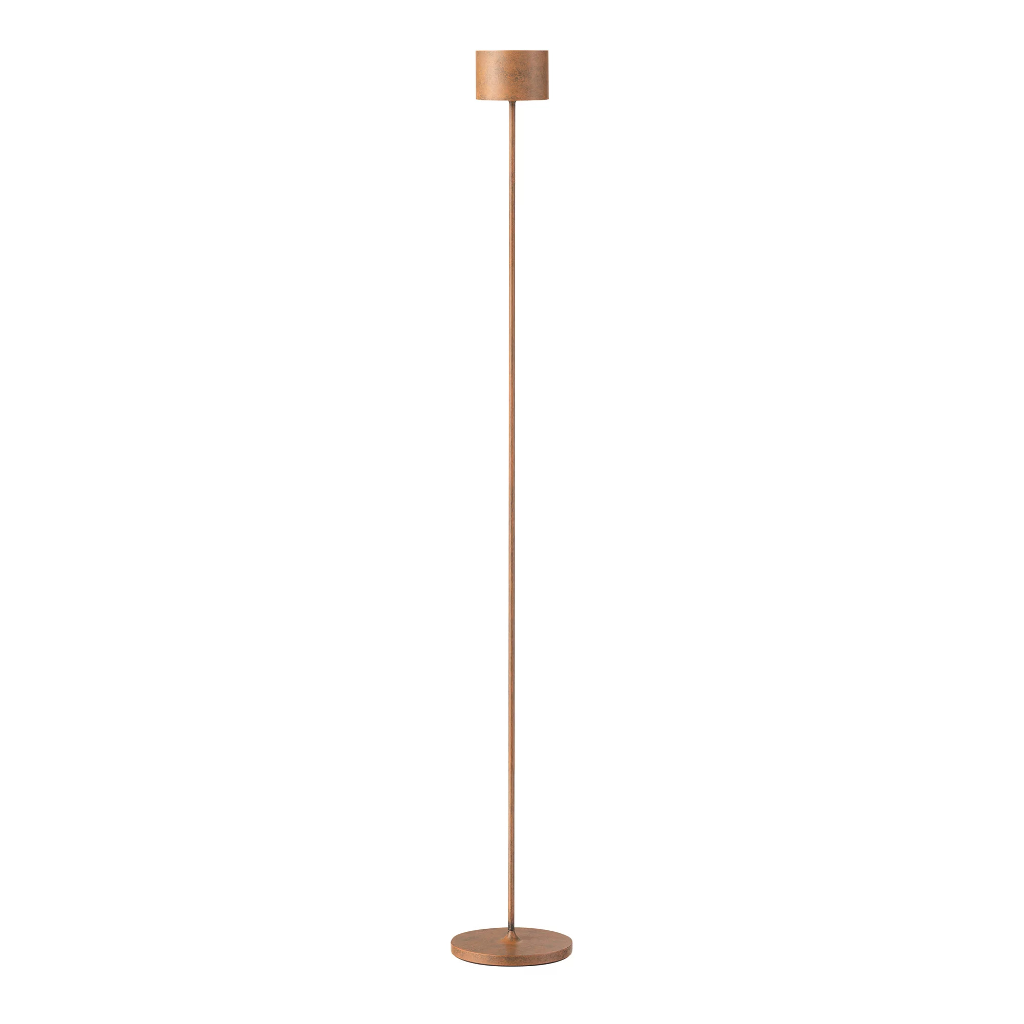 Stojací lampa FAROL FLOOR 115 cm, LED, rezavá, hliník, Blomus