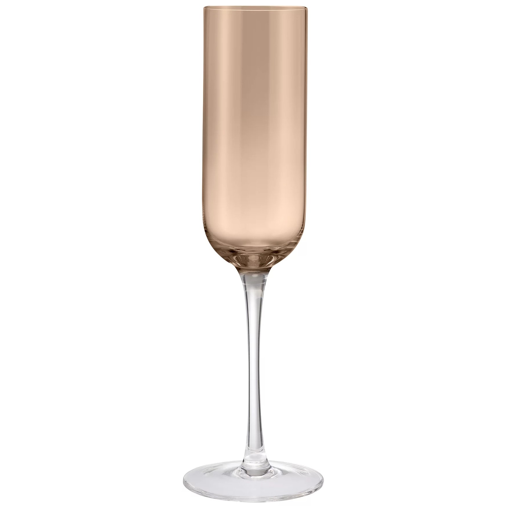 Sklenice na šampaňské FUUMI 220 ml, sada 4 ks, kávová, sklo, Blomus