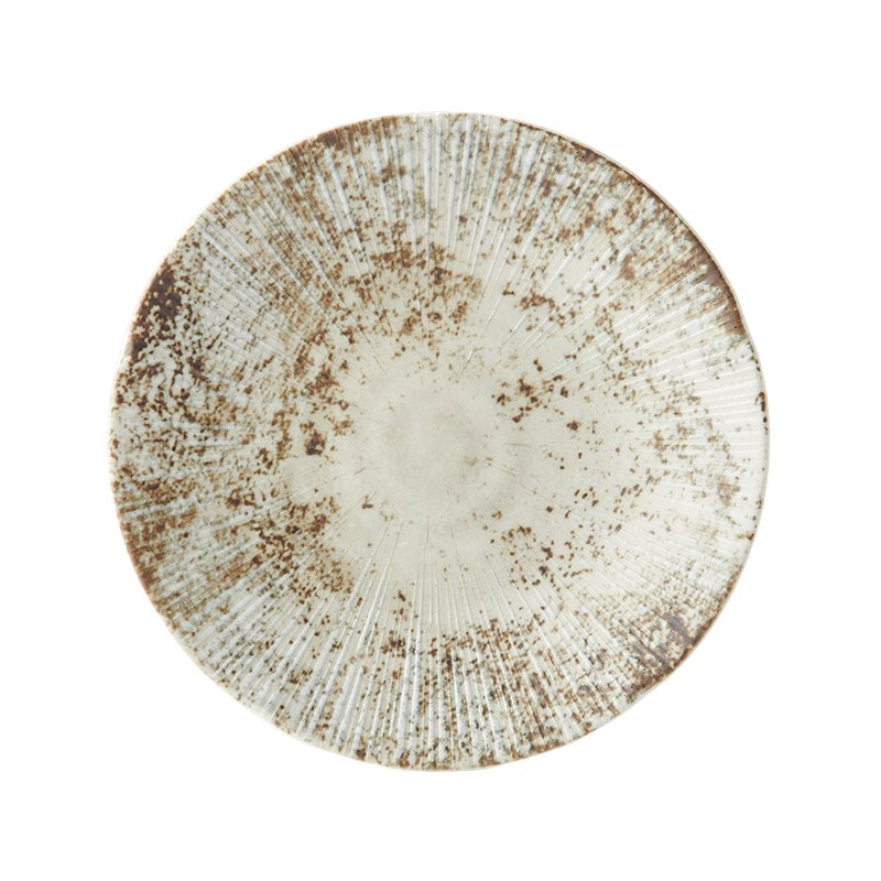Talíř na tapas ICE WHITEWASH 16,5 cm, bílá, keramika, MIJ