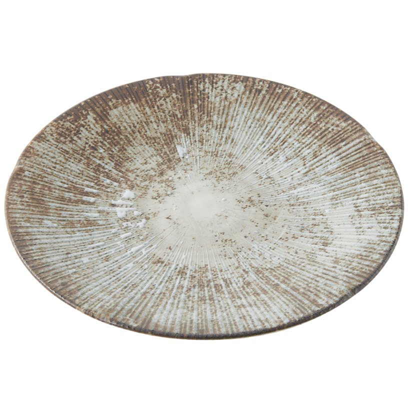 Předkrmový talíř ICE WHITEWASH 22 cm, bílá, keramika, MIJ