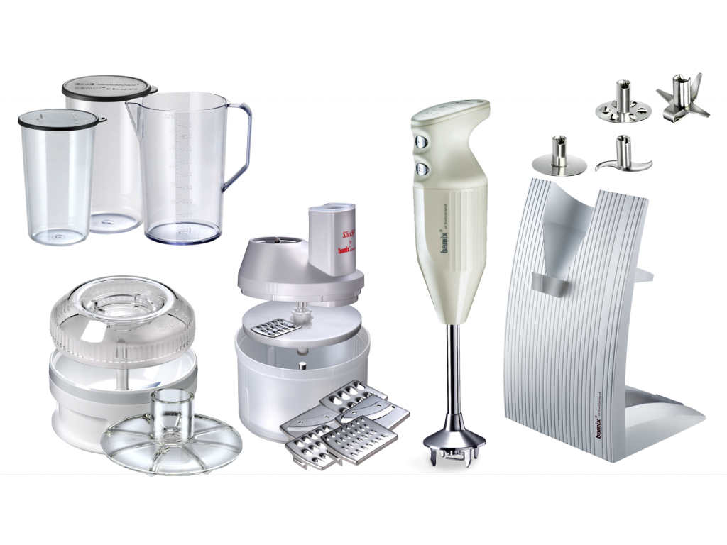 Bamix Tyčový mixér BakingBox M200, krémový Bamix