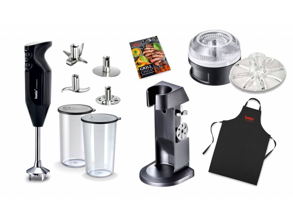 Bamix Tyčový mixér BBQ DeLuxe 200 W, černý Bamix
