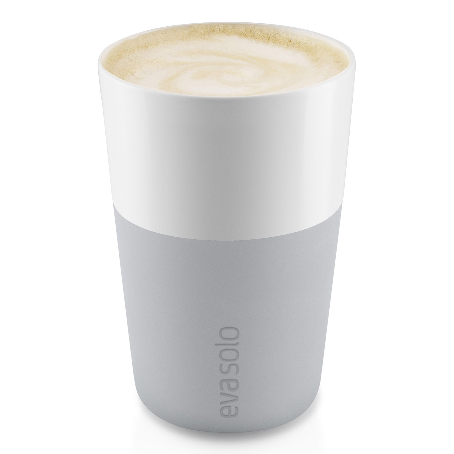 Termohrnky na café latte 360 ml 2 kusy světle šedé Eva Solo
