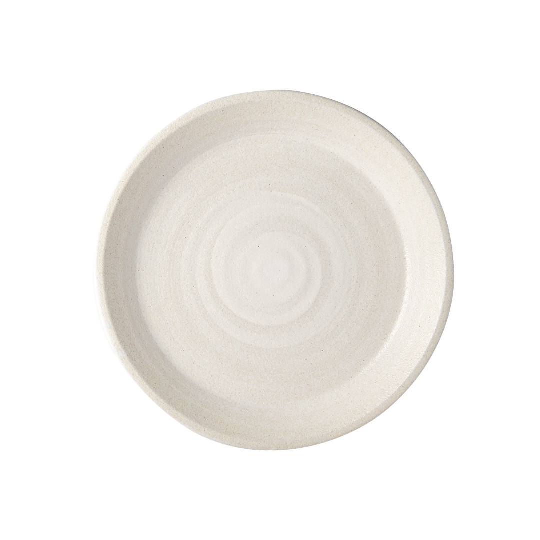 Mělký talíř s vysokým okrajem Recycled White Sand 27,5 cm MIJ