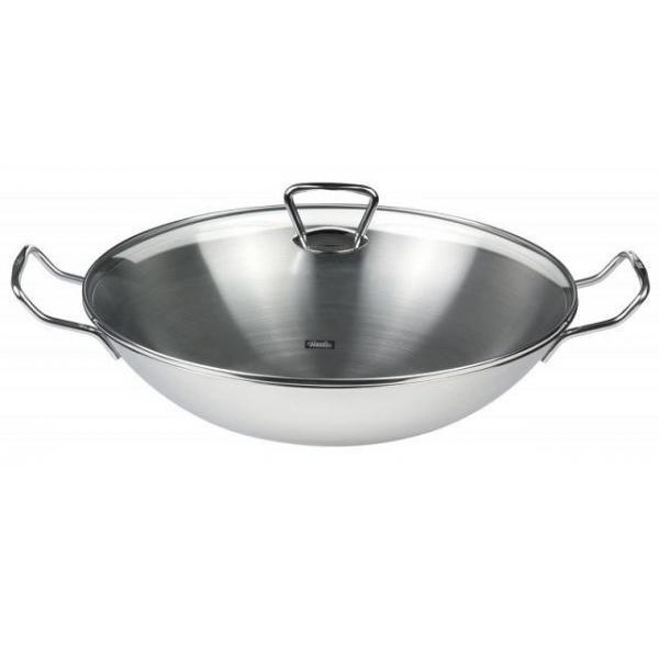 Wok Kumning O 36 cm se skleněnou poklicí Fissler