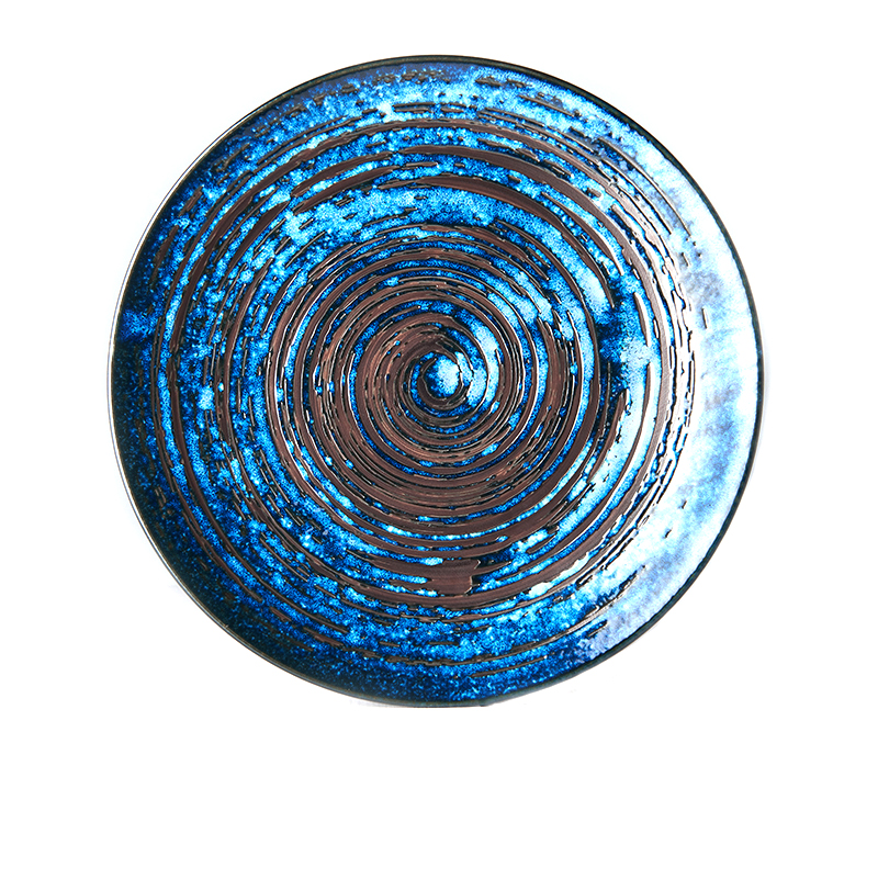 Mělký talíř Copper Swirl 29 cm MIJ