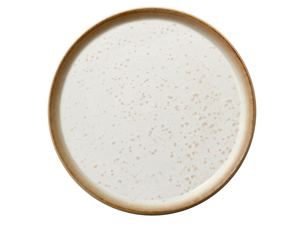Dezertní talíř Bitz krémový 21 cm