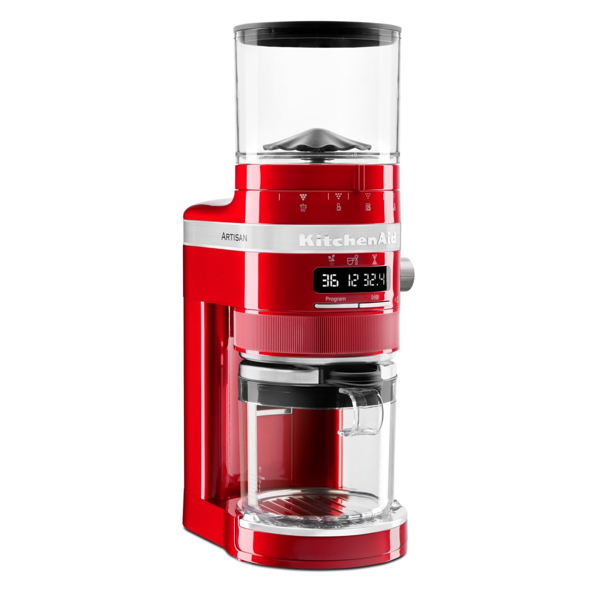 Kávomlýnek s mlecími kameny Artisan 5KCG8433ECA KitchenAid červená metalíza