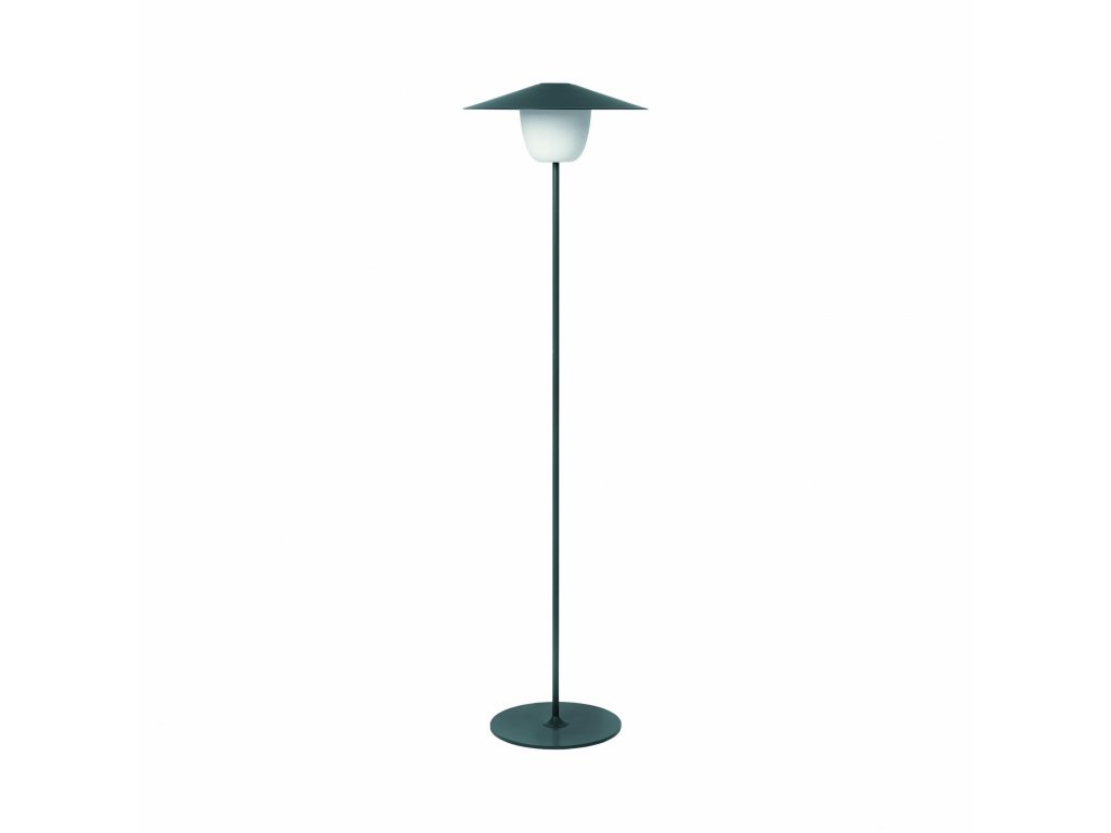 Přenosná stojací LED lampa Blomus tmavě šedá