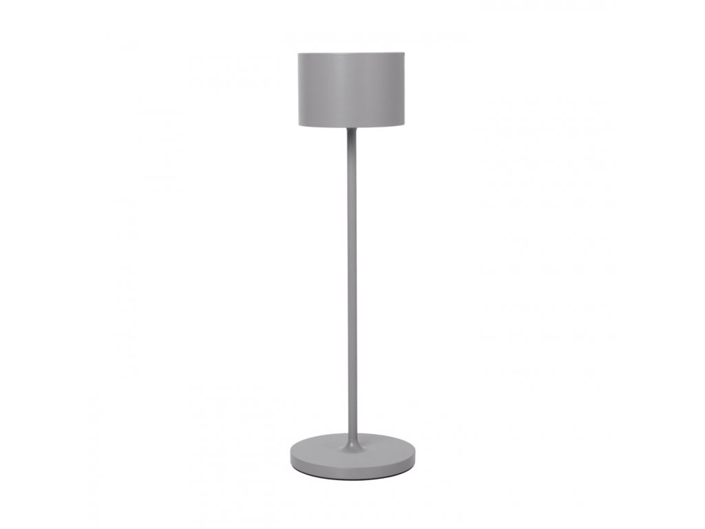 Přenosná stojací LED lampa Farol Blomus šedá