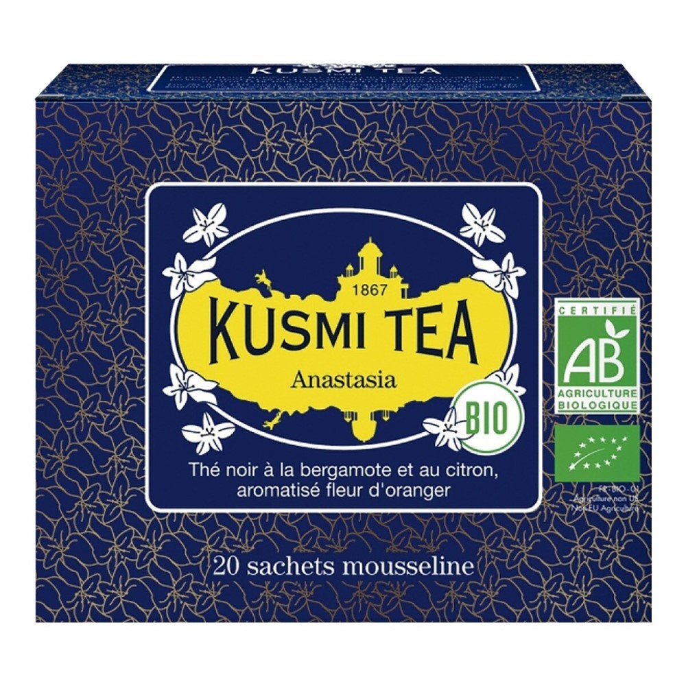 Bio organický čaj Anastasia Kusmi Tea 20 mušelínových sáčků