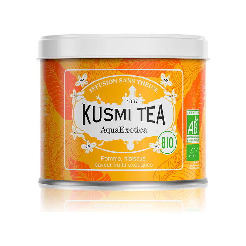Bio organický čaj AquaExotica Kusmi Tea plechovka 100 g