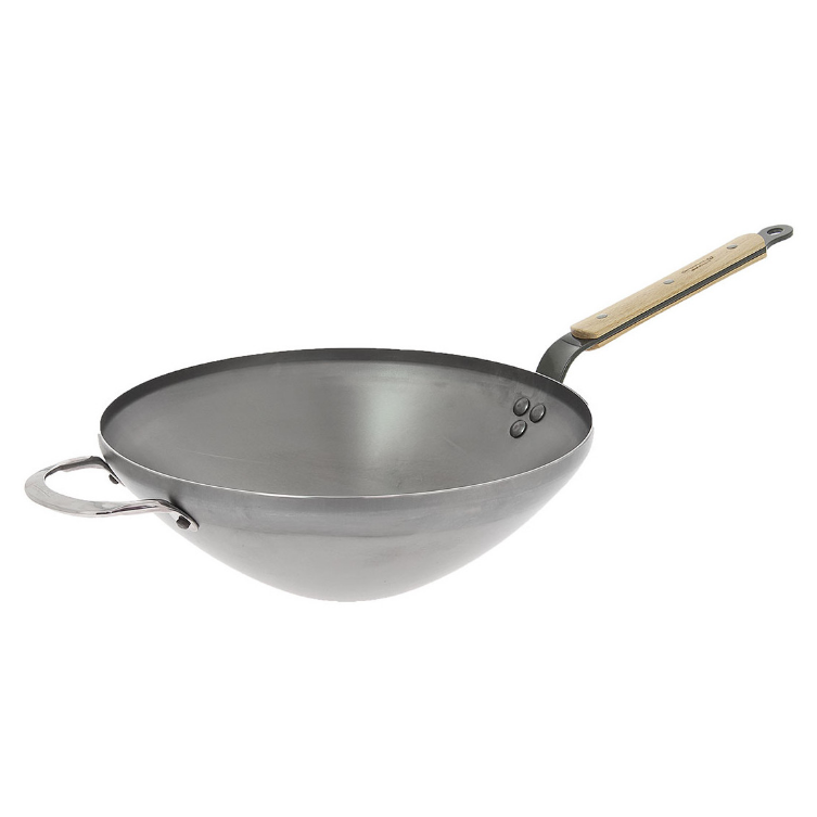 Železný WOK Mineral B Bois de Buyer 32 cm