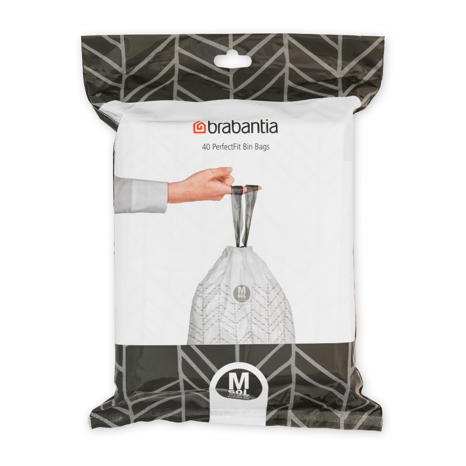 Sáčky do odpadkového koše M PERFECTFIT Brabantia 60 l, 40 ks