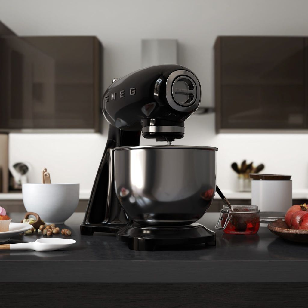 Kuchyňský robot SMF03BLEU Smeg černý