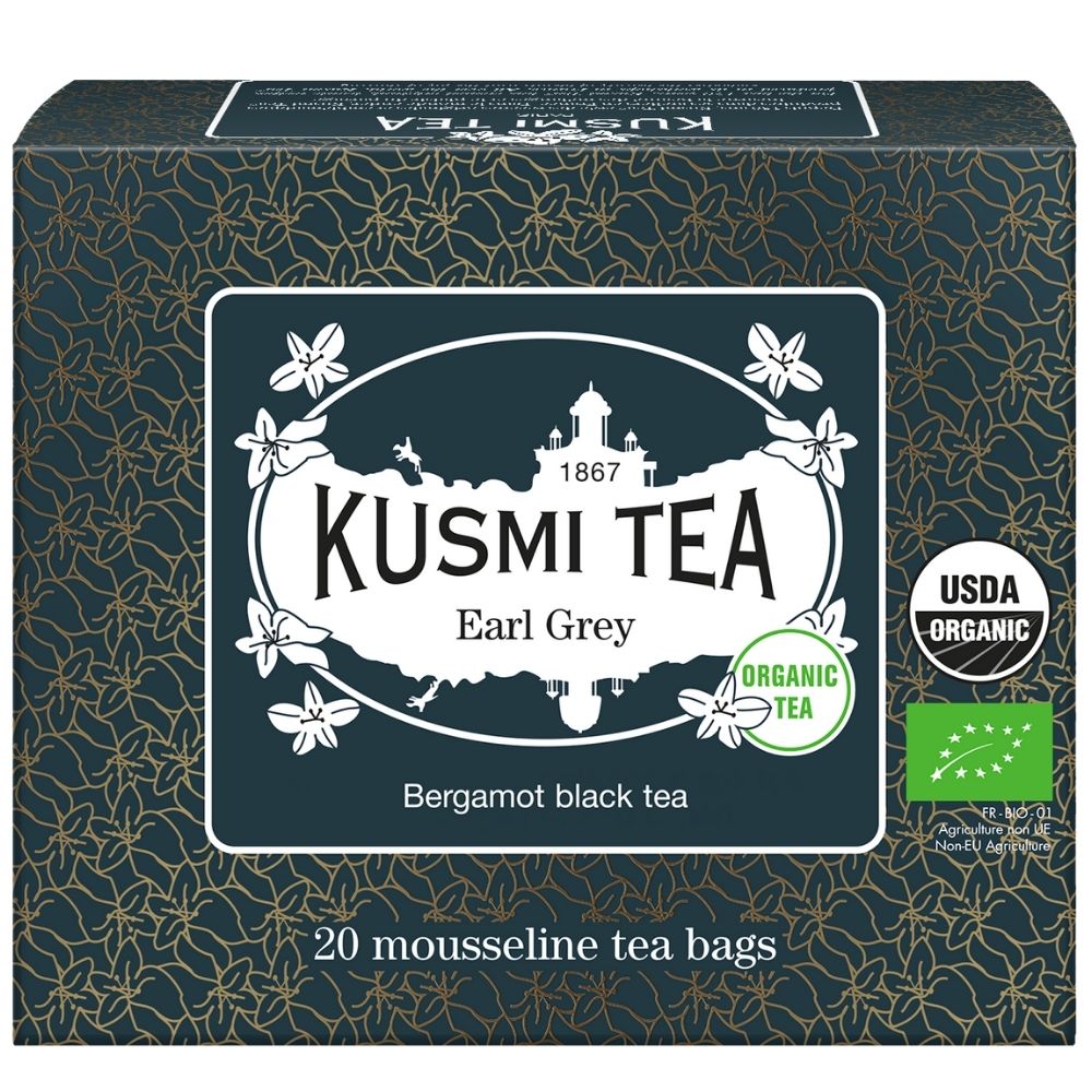 Černý čaj EARL GREY Kusmi Tea 20 mušelínových sáčků