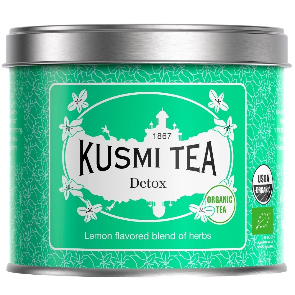 Zelený čaj DETOX Kusmi Tea plechovka 100 g