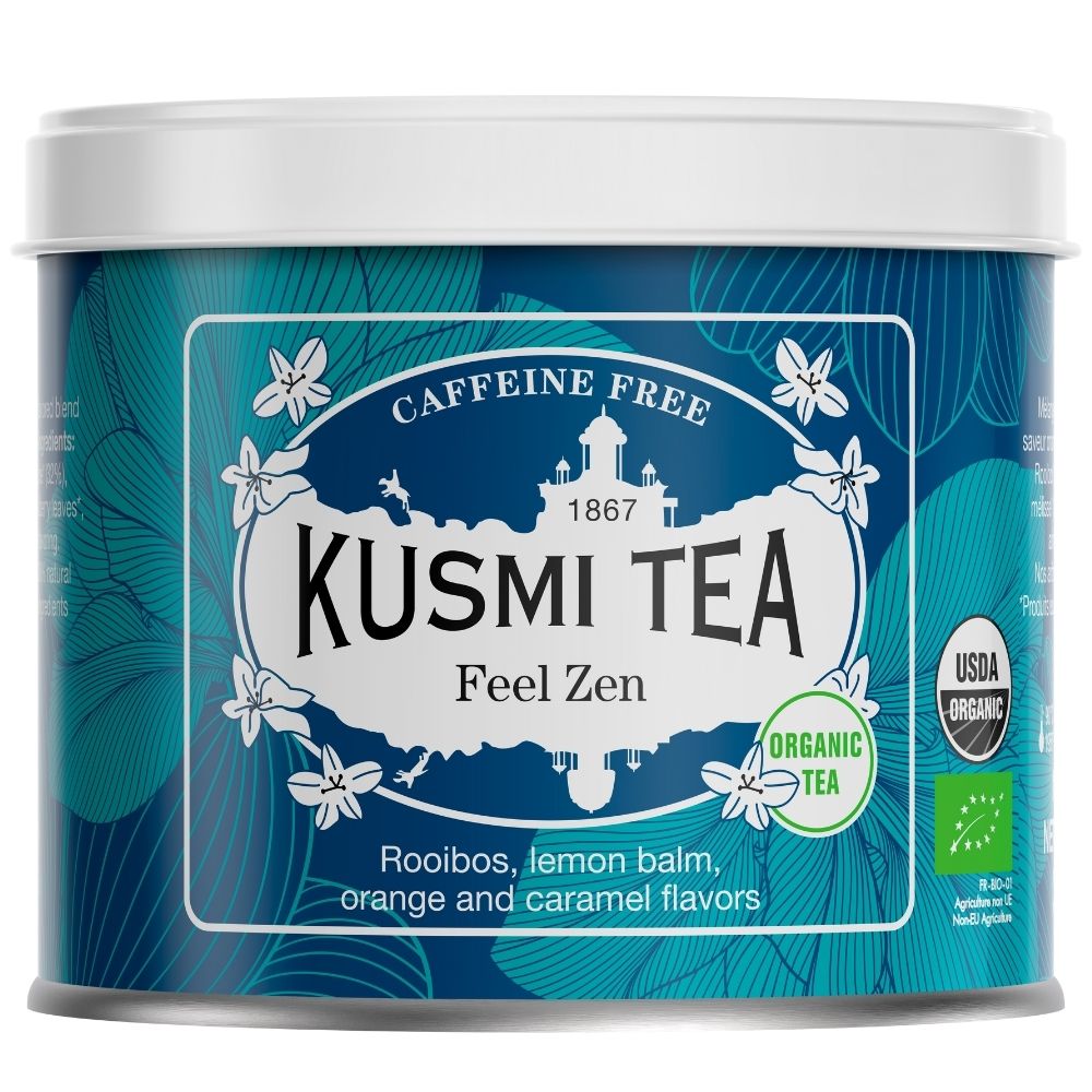 Rooibos čaj FEEL ZEN Kusmi Tea plechovka 100 g