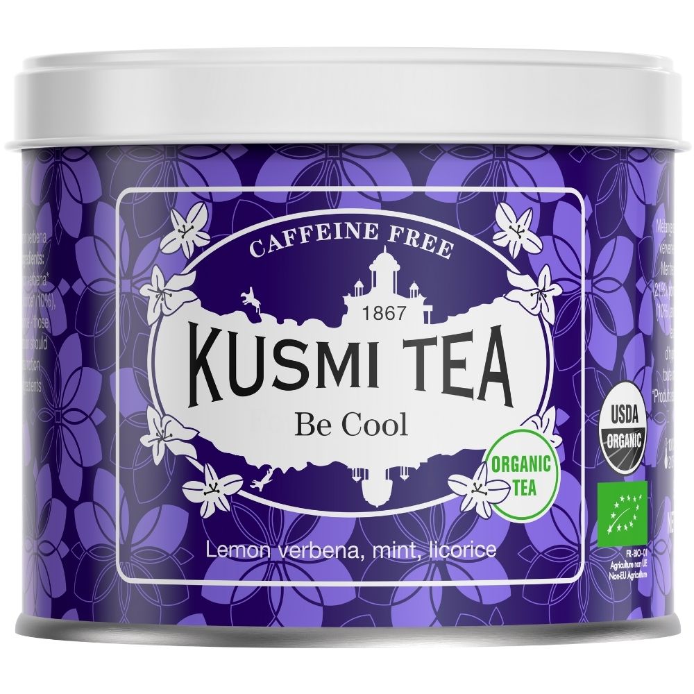 Bylinný čaj BE COOL Kusmi Tea plechovka 90 g