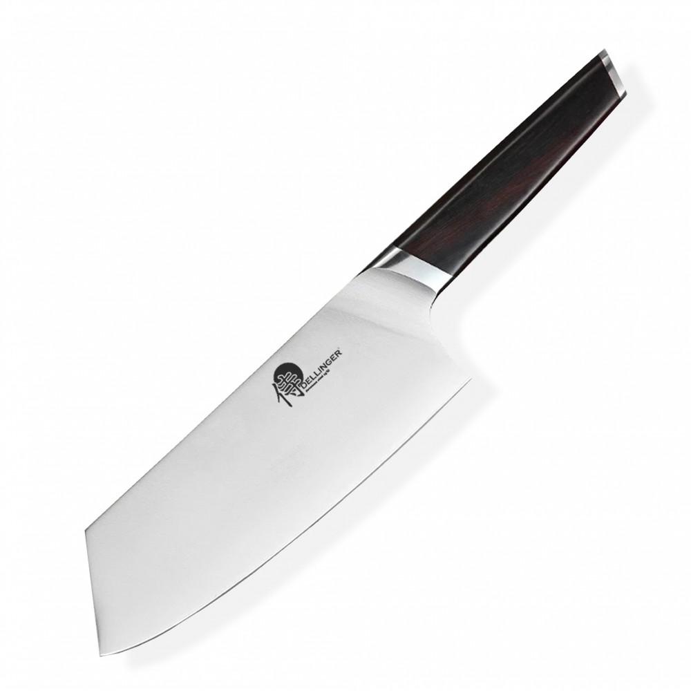 Japonský kuchařský nůž NAKIRI CUBE EBONY WOOD Dellinger 20 cm